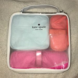 Kate Spade Cosmetic Bag Trio! Never Used!